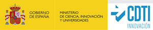Subvencionado por el CDTI - Centro para el Desarrollo Tecnológico e Industrial